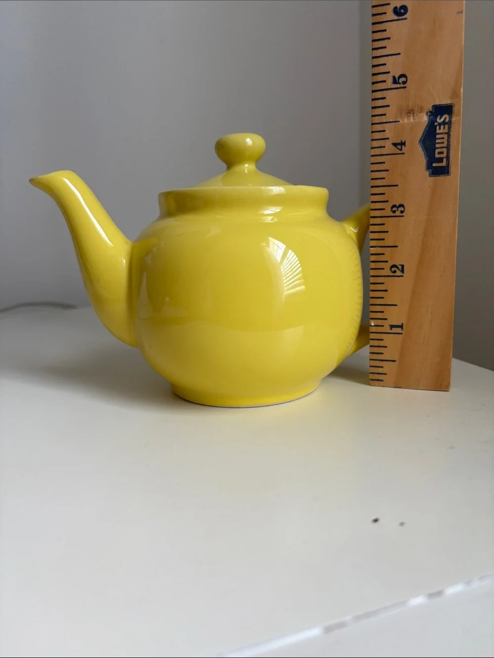 Bright Yellow Teapot Old Amsterdam Porcelain Works